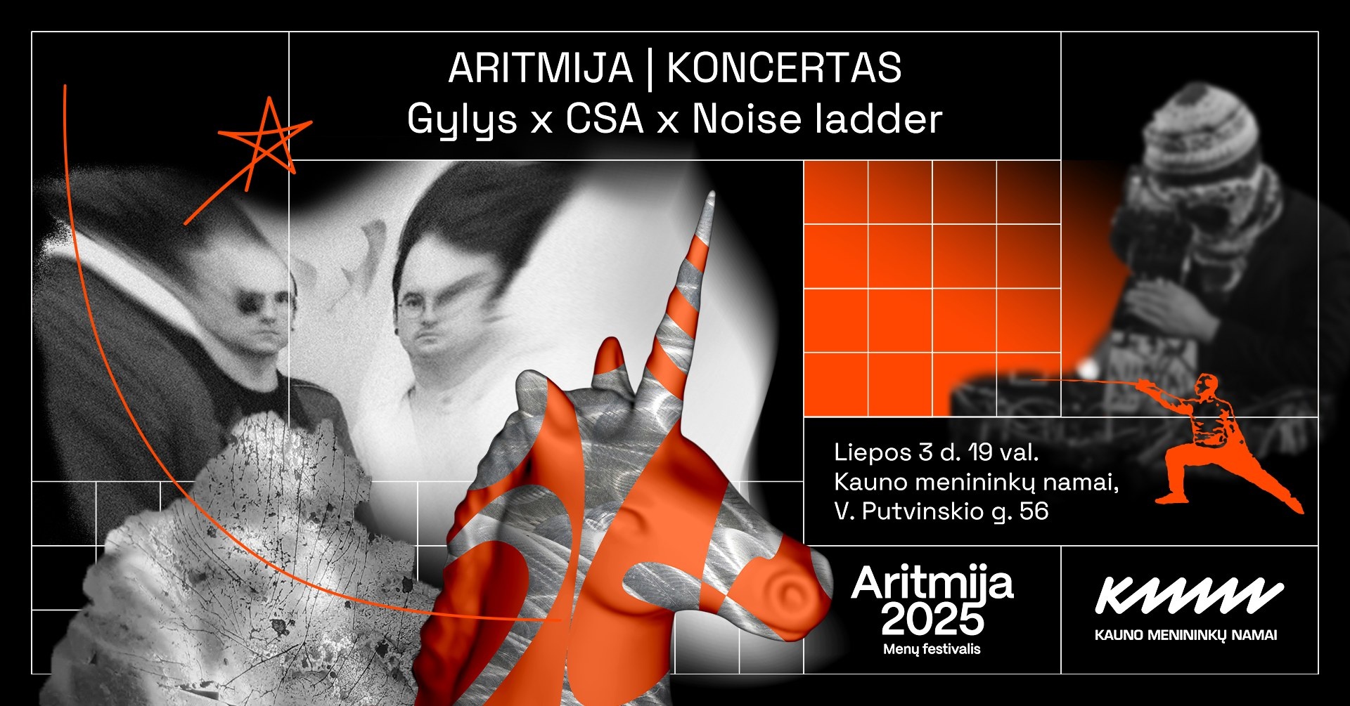 ARITMIJA – Šiuolaikinio tarpdisciplininio meno festivalis Merkinėje | Gylys x CSA x Noise ladder | Kauno menininkų namai